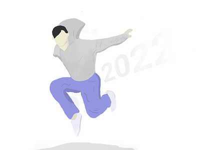Jumping into 2022 art behance character collection illustration illustrator jump into 2022 portfolilo