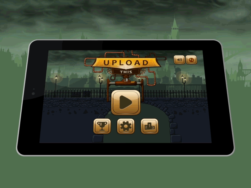 UploadThis main menu game gamedev gif indie main menu mobile ui uploadthis