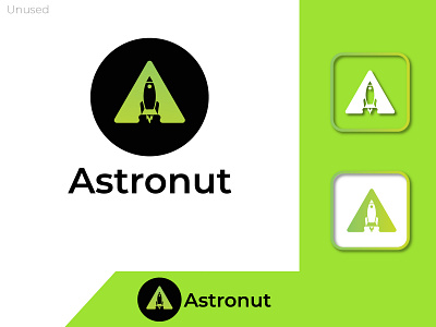 Modern letter logo A _ Astronut