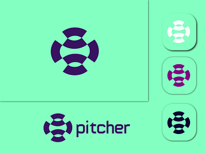 Pitcher logo design