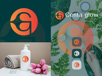 Centa glow modern logo design 3d app icon brand identity branding business logo corporate logo creative logo gradient logo graphic design logo logo design logo folio logo maker logo mark logo type modern logo design modern logos motion graphics professional logo ui