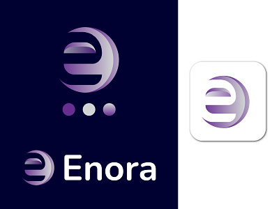 Modern e letter mark logo design