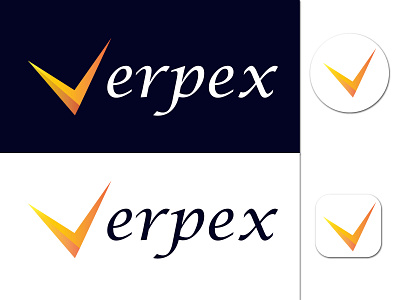 Verpex Logo Design app icon best logo designer brand identity branding corporate creative graphic design illustration letter v logo logo design logo folio logo maker logo mark logo type minimalist logo modern logo professional verpex web icon