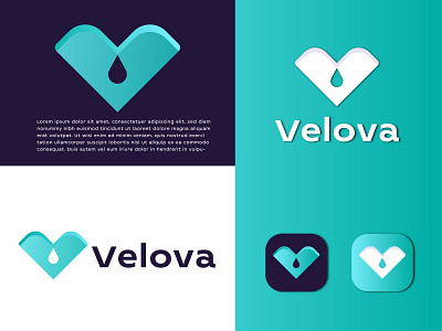 Letter V Logo Design