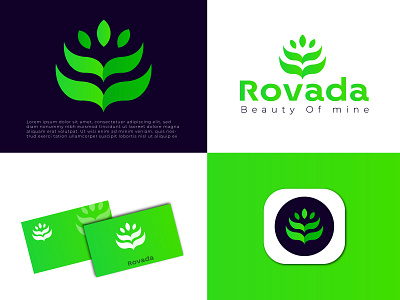 Rovada Modern Logo Design app icon best logo designer brand identity branding business logo creative logo gradient logo graphic design illustration logo concept logo design logo folio logo maker logo mark logo type minimalist logo modern logo professional logo ui web icon