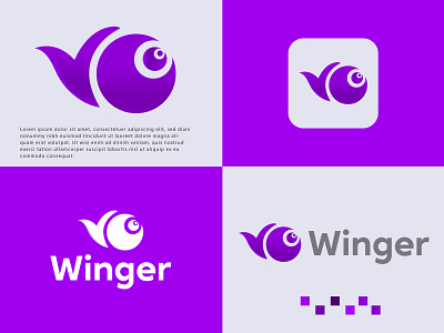 Winger Modern Logo Design