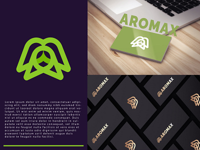 Aromax Logo Design 3d app icon branding creative design graphic design illustration logo logo design logo maker minimalist logo modern logo design professional ui