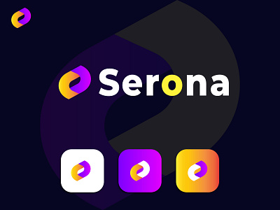 Serona Logo Design 3d animation app icon branding design graphic design illustration logo logo design logo maker logo type minimalist logo modern logo design motion graphics ui