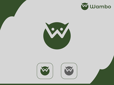 Wambo Logo Design 3d animation app icon best logo designer branding company logo creative graphic design illustration logo design logo maker minimalist logo modern logo design professional ui
