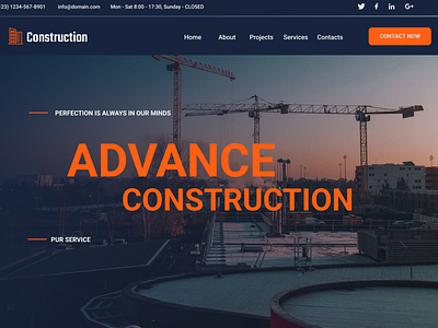 CONSTRUCTION HOME PAGE