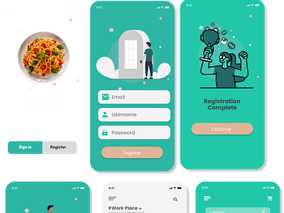 foodlogin design