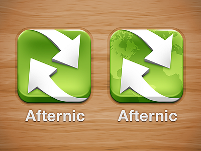 Afternic App Icon Choices 3d afternic app icon ios ipad iphone touch