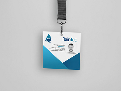 Badge "RainTec" artevide badge brand brand identity branding design graphic design vector