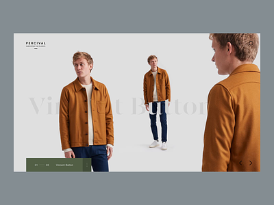 Parallax Product Page autumn clean fashion interface lookbook minimal product product brochure serif simple typography ui ux web design website