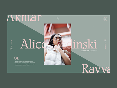 Fashion Photography Slider clean fashion minimal serif typography ui ux web web design website