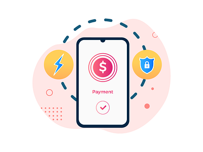 Fast & Secure design gradient graphic design mobile app mobile ui payment safe security app ui