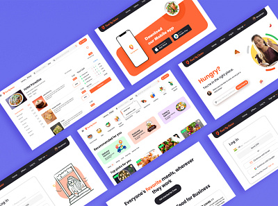 Food By Choice figma ui ui design uiux user interface design web design web dev website