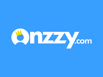 Onzzy.com Logo Design crown logo logotype people social type user