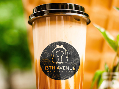 13th Avenue Milktea Bar Packaging design