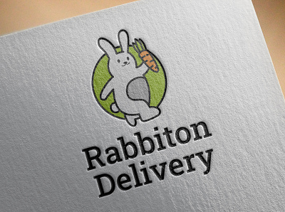 Rabbiton Delivery Logo Design branding design graphic design icon logo minimal typography vector