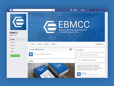 EBMCC Social Media Assets branding design graphic design icon logo minimal social media typography vector