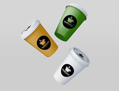 HeBrews Cafe Logo Design branding coffee coffee shop design graphic design icon logo minimal typography vector