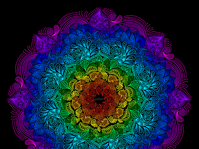 mandala drive digital illustration mandala mandala design