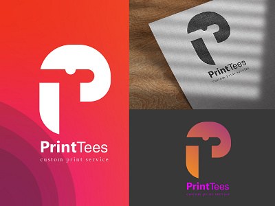 PrintTees  Custom Print Services Logo