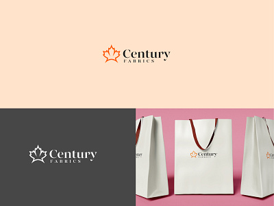 Century Fabrics Clothing Brand Logo brand branding century fabrics clothing brand clothing logo design fabrics flat icon illustration logo logo design minimal vector