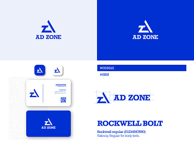 AD ZONE | Minimalist Logo | Modern Logo