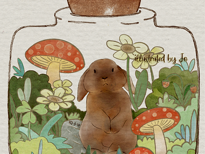 pet illustration bunny character drawing illustration pet procreate