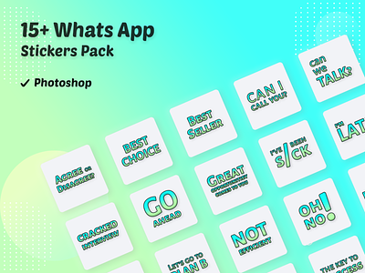 Permissions Whatsapp Stickers design designs stickers typography uiux whatsappstickers