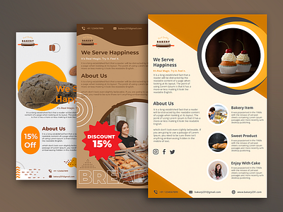 Bakery Shop Flyer Designs Templates