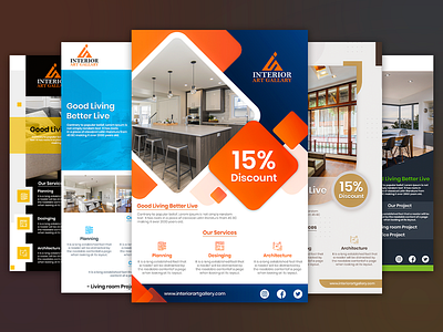 Interior Designer Flyer Templates