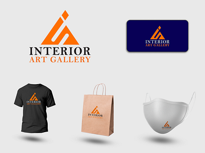 Interior Art Gallery Logo Branding Templates