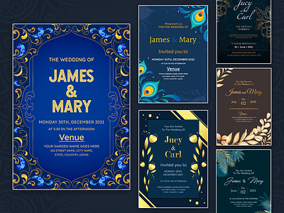 Wedding Invitation Flyer Design Templates flyer guests invitation inviting social media post uiux uiuxdesigns wedding