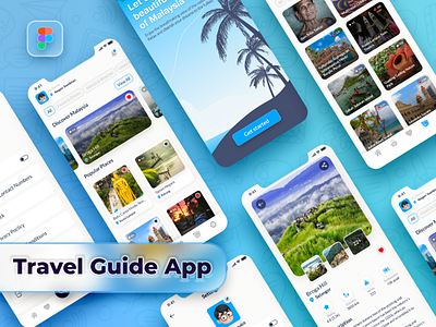 Travel Guide App Design