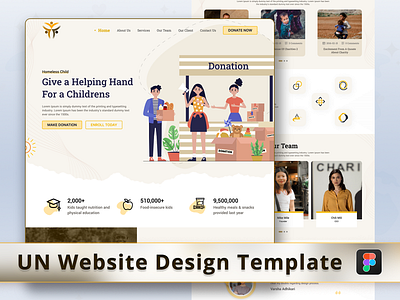 UN Website Design Template