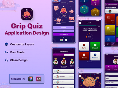 Grip Quiz App Design