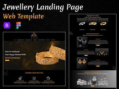 Jewellery Landing Page Web Template