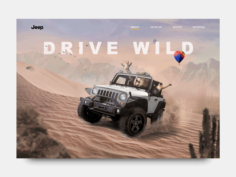 Jeep - DRIVE WILD by EPAM Design EMEA 