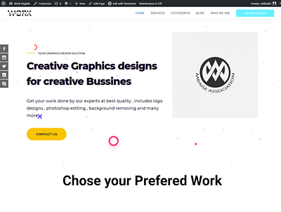 work digitals web design website wordpress wordpress theme