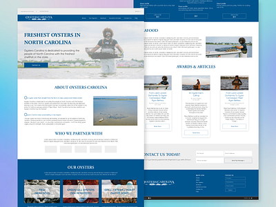 SeaSide Design adobe xd design mockup design ui ux website design