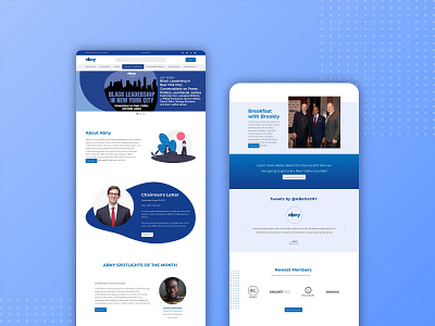 Abny Landing Page UI/UX Design