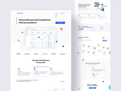 Cloudoxi Landing Page UI/UX Design