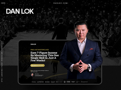 Danlock Landing Page UI/UX Design