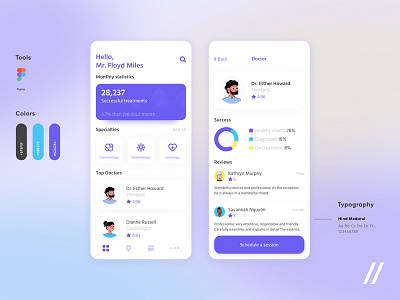 Doctor App UI/UX Design