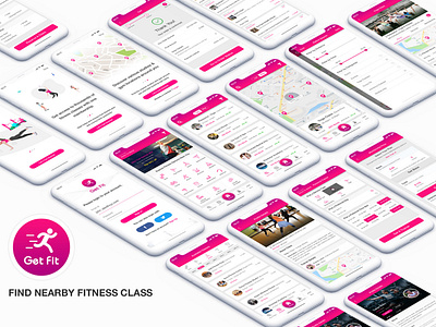 GetFit Complete App UI/UX Design