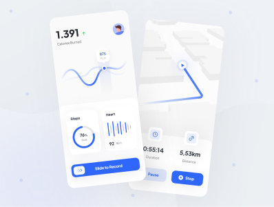 Health App UI/UX Design app design health app prototype uiux uiuxdesign uiuxdesigner