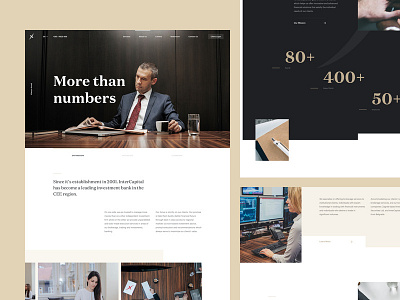 InterCapital Landing Page UI/UX Design